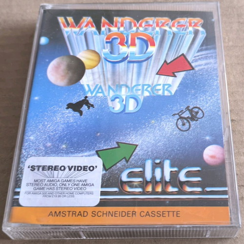 Wanderer 3D (Elite) Amstrad cassette like new, complete in box