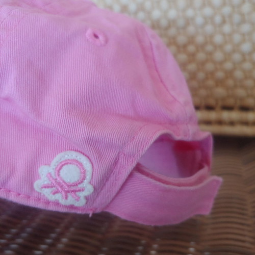 United Colors of Benetton kids pink jockey cap used