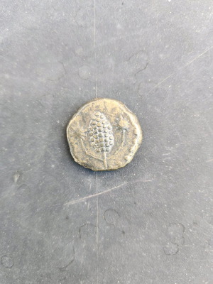 Replica of ancient coin used