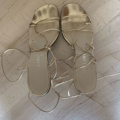 Rollini sandals used, pack of 3, gold and silver colors, sizes 39-40