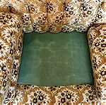  Σαλόνι αποτελούμενο από Louis XV χειροποίητο καναπέ και καρέκλες με τραπέζια από ξύλο και μάρμαρο
