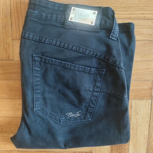 Liu Jo black cotton skinny jeans size S like new