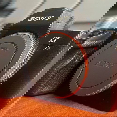 Sony a7R iii used with cage and new Lowepro case