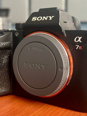 Sony a7R iii used with cage and new Lowepro case