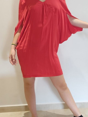 Tara Jarmon dress red, like new, size XL 42 14