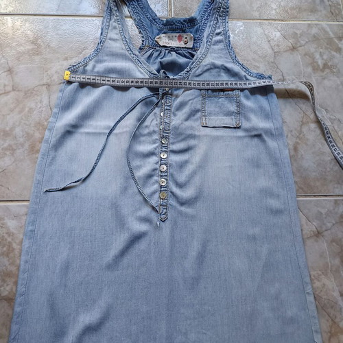 Sack's summer dress like new, blue, size L
