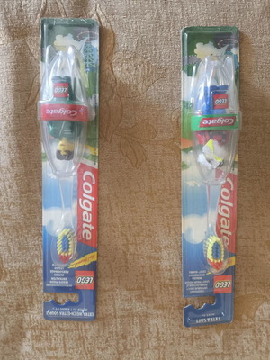 LEGO Colgate Extra Soft toothbrushes, 2 pieces, 2002