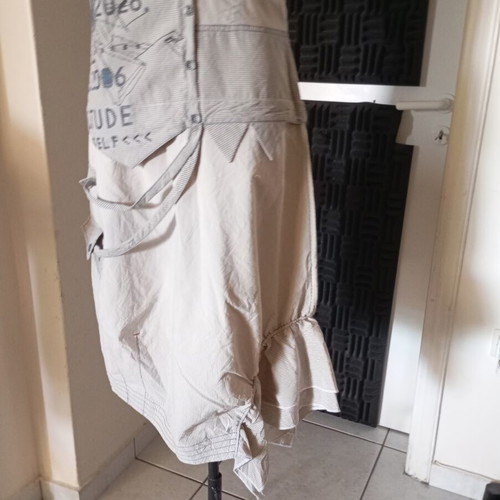 Vintage dress size M, like new, gray