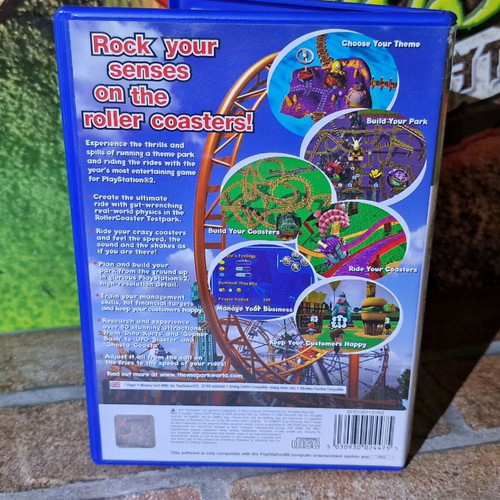 Theme Park World Sony PlayStation 2 (PS2) mint