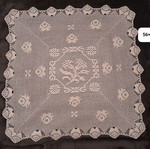 Table linen beige doily like new