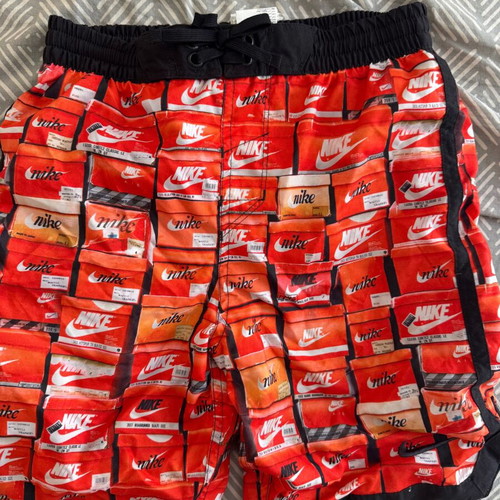 Nike swimwear like new for boys, red and black