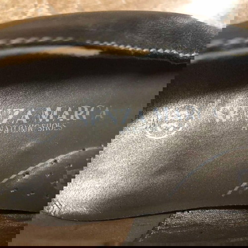 Γόβες Senza Marca μεταχειρισμένες, μαύρες, γνήσιο δέρμα, μέγεθος 38