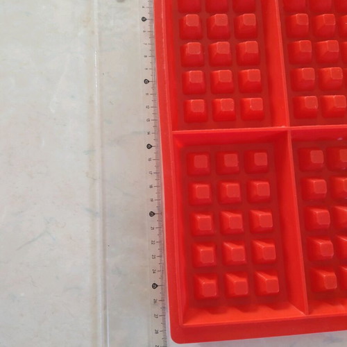Silicone molds for waffles and cake new, set of 2 pieces