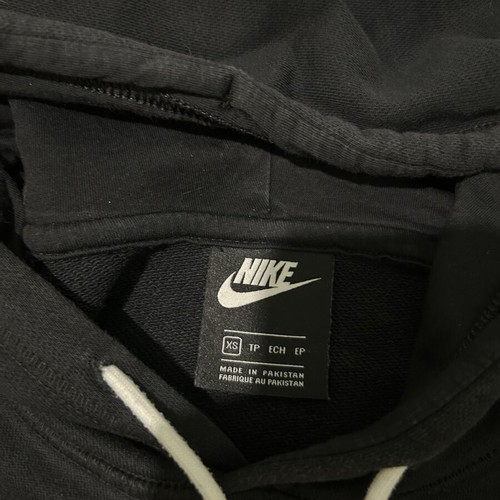 Nike World Tour Graffiti hoodie, size XS, black and white