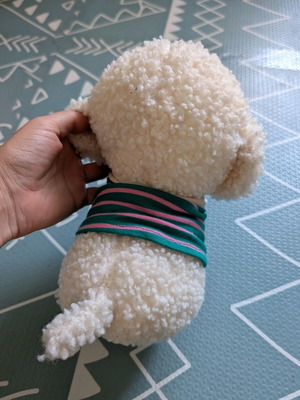 Dog plush new