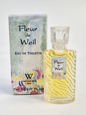 Fleur de Weil Mini Perfume Eau de Toilette 5ml new, authentic