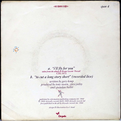 Spandau Ballet I'll Fly For You 7'' vinyl used, pop