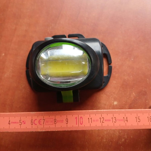 Bicycle light with battery used