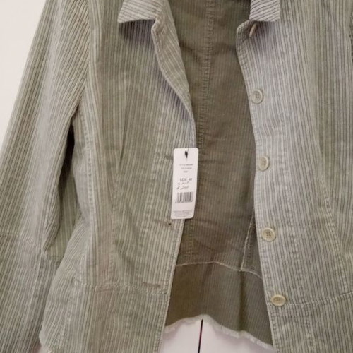 Mint corduroy jacket new, cotton, size L