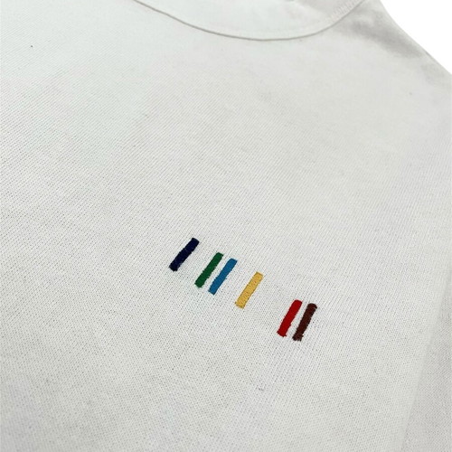 Paul Smith men's designer t-shirt like new, white, XXL