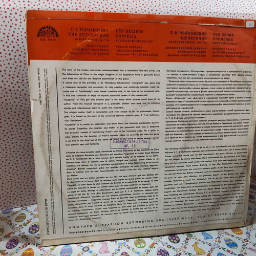The Nutcracker and Coppélia Ballet Suites vinyl used, classical