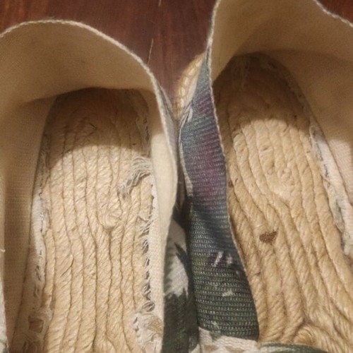 Espadrilles size 38 like new, multicolored