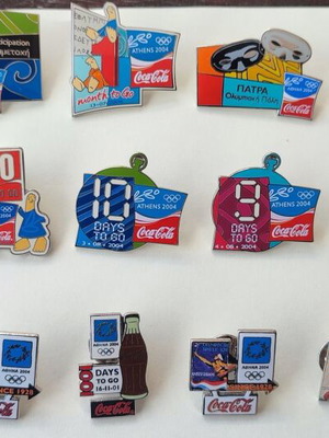Αναμνηστικές καρφίτσες Athens 2004 Olympic Games καινούργιες