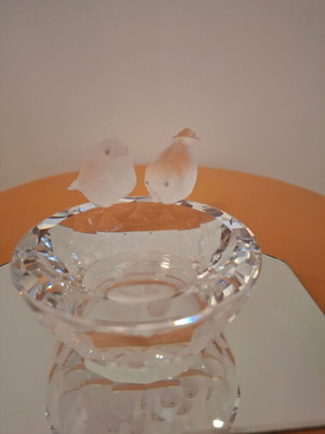 Swarovsky Bird Bath Like New