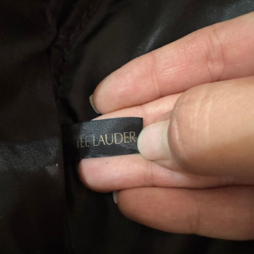 Estée Lauder large toiletry bag used, black