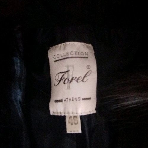 Women's black Forrel jacket size Large with faux fur, like new