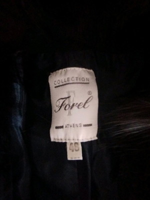 Women's black Forrel jacket size Large with faux fur, like new