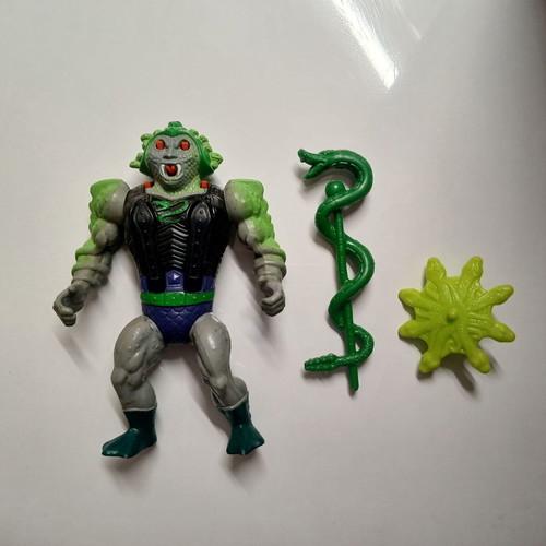 MOTU Masters of the Universe Snake Face 1987 action figure used, complete