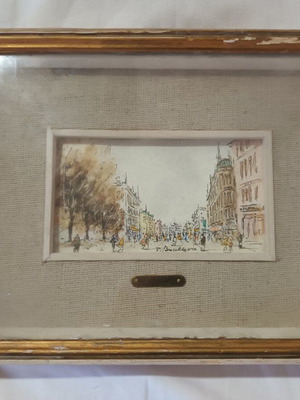 Miniature painting signed by BOULLEVIE (284)