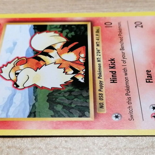 Pokémon Growlithe Evolutions 2016 Common Card Near Mint
