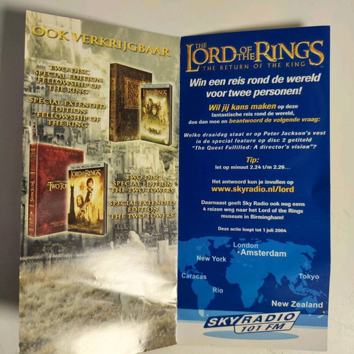 The Lord of the Rings The Return of the King DVD like new, with English subtitles