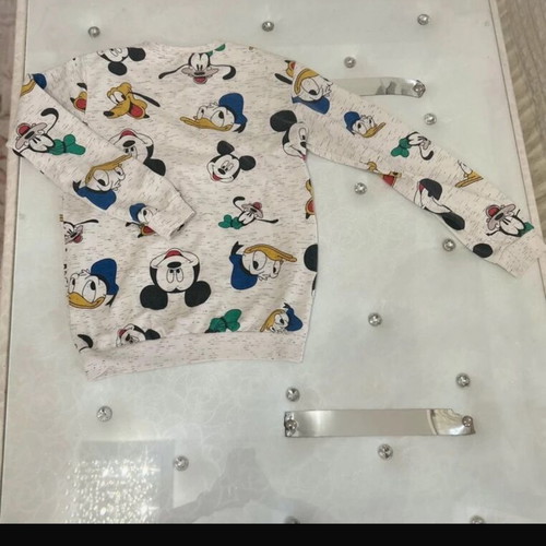 Mickey Mouse Clubhouse Kids' Pajama Set like new, gray multicolor