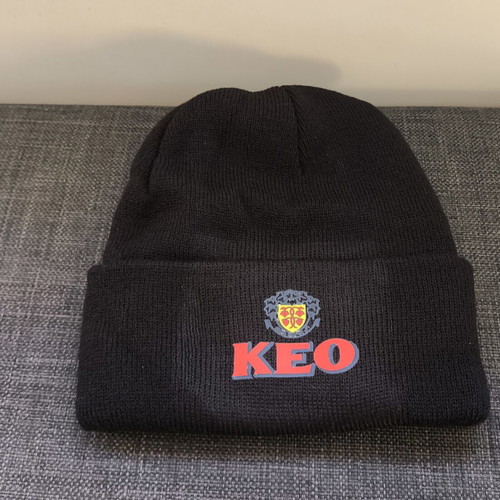KEO Beer Promotional Set with Cap, Beanie and Retro Wall Sign