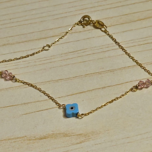 Bracelet made of 14K Italian gold like new, length 18.5 cm