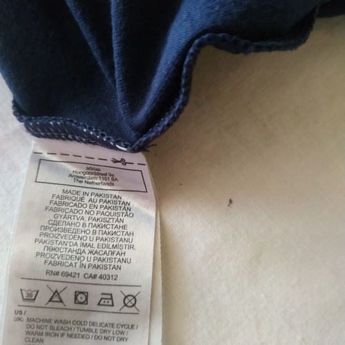 Reebok shirt S used, blue, lightly worn