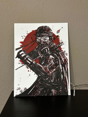 3D embossed image Ghost of Tsushima with Jin Sakai character new