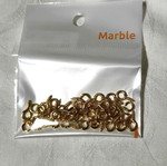 Metallic golden eye screw pack for jewelry making