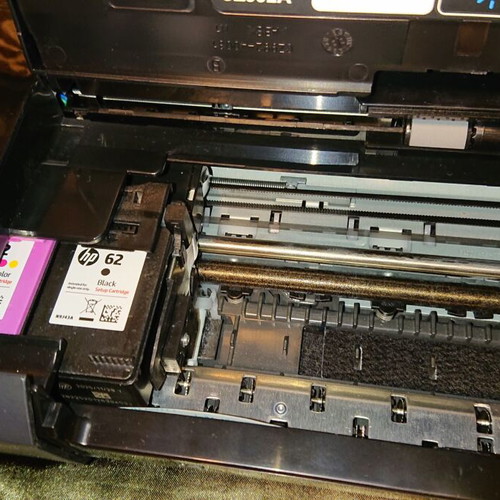 HP Officejet 250 portable printer multifunction used with hard carrying case