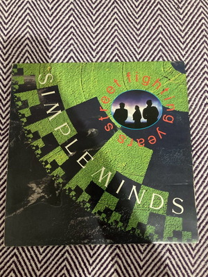 Simple Minds Street Fighting Years LP used