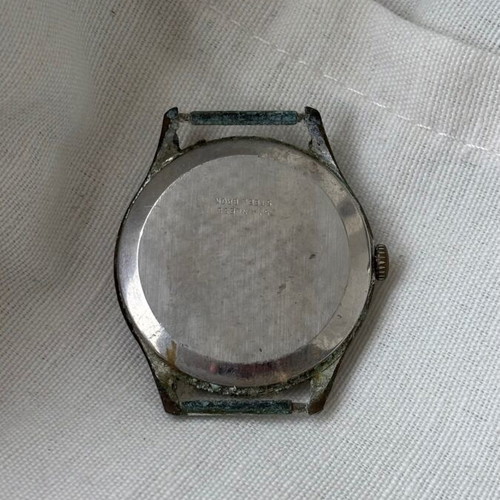 Technos men's watch used with dial and oxidation damage