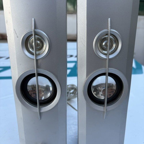 Trust SP-2450M computer speakers used, 2.0 stereo