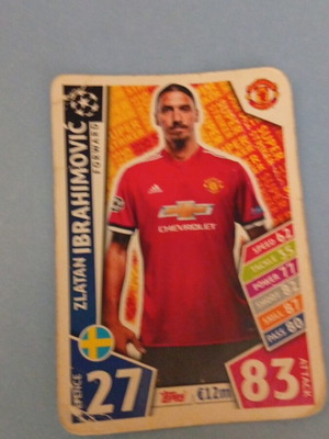 Zlatan Ibrahimovic card used