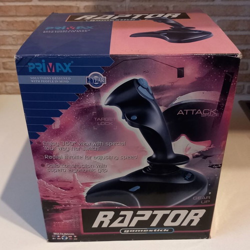 Primax Raptor flight joystick new with game port