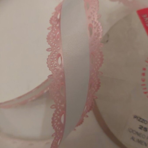 Pizzo Mousse decorative lace used, pink, food safe