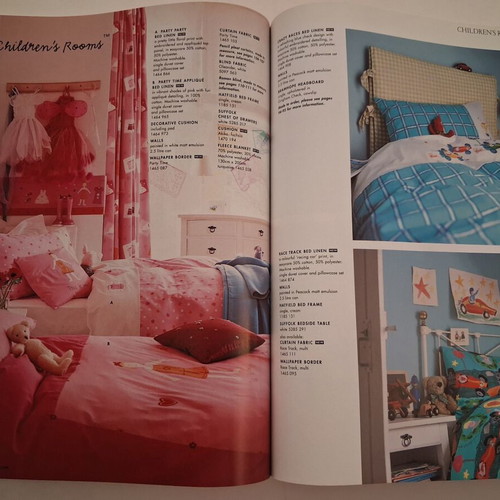 Laura Ashley Home vintage catalog 2001 shabby chic used
