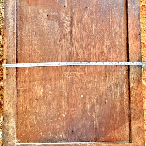 Antique wooden handmade carved wall art used, Hunting Trophy